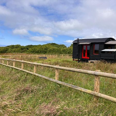 Shepherds Hut In A Private Meadow With Sea Views Hartland Εξωτερικό φωτογραφία